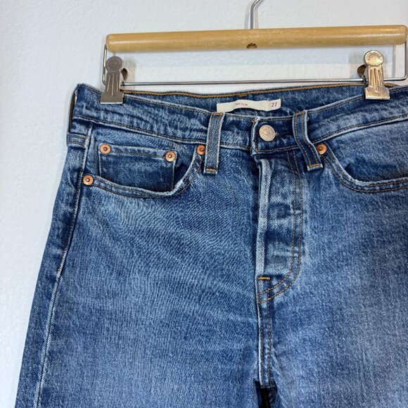 Levi’s Premium Wedgie Fit Jeans Size 27 - Picture 4 of 12